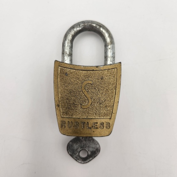 Rustless Metal Slaymaker | Other | Vintage Slaymaker Rustless Brass Padlock With Key ...